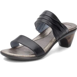 Naot Isis Wedge Sandal, Black, 38